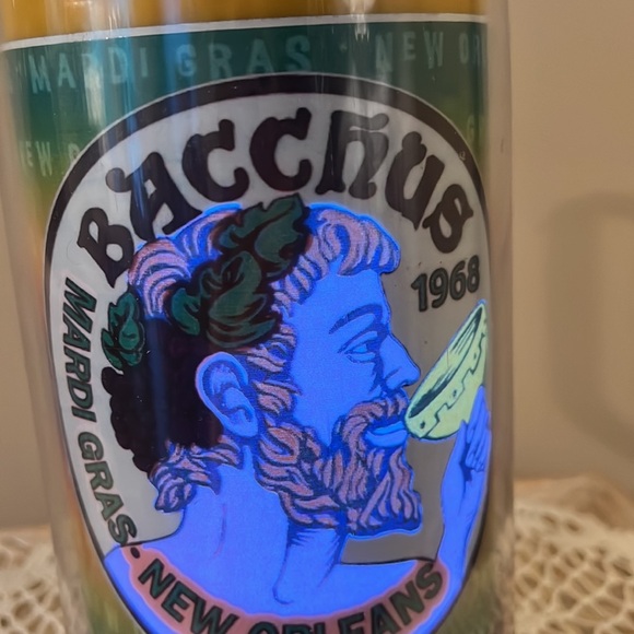 Krewe of Bacchus 1968 insulated mug with light up logo - Picture 7 of 8